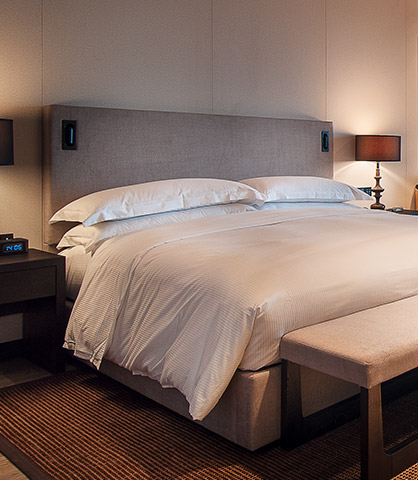 Hotellin vuodevaatteet